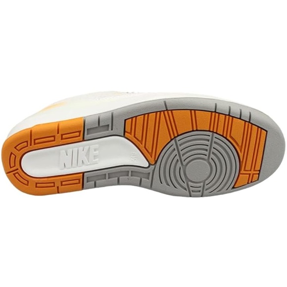 Nike Unisex-Adult Low-top Sneakers | Size 4.5 |cream/orange color - Picture 4 of 12